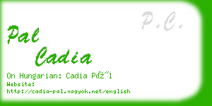 pal cadia business card